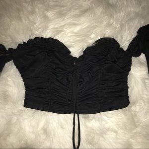 Strapless Fashion Nova top
